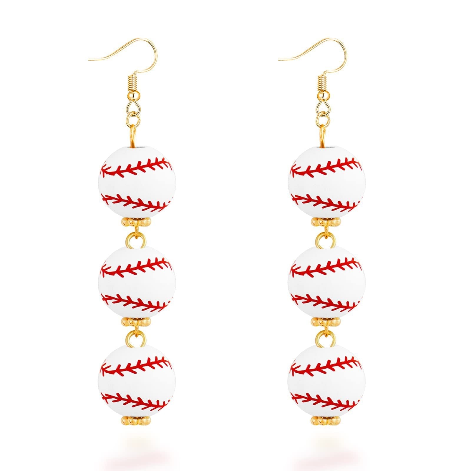 Rhinestone Football & Rugby Earrings for Women - Sparkling Sports Fan Dangle Drop Stud Earrings