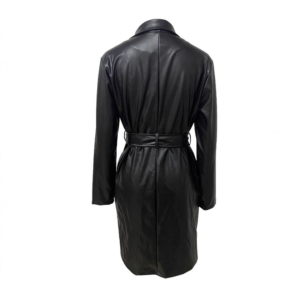 Long Leather Coat