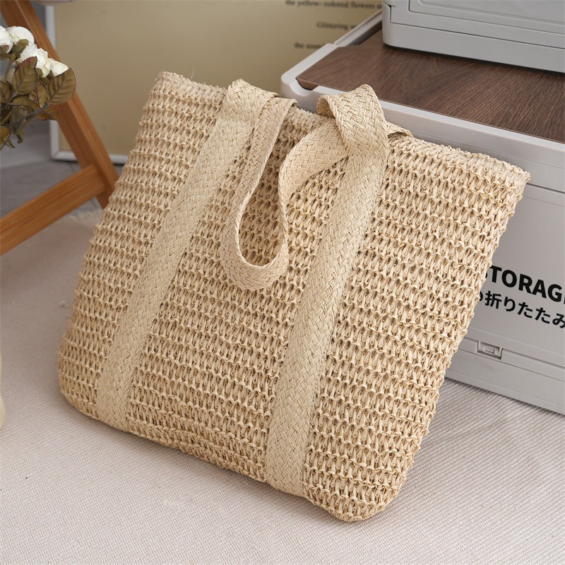 Designer-Inspired Large Shoulder Tote – Women’s Spring Trendy Statement Bag, Unique Silhouette