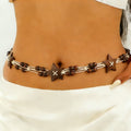 Bohemian Waistband Dress Belt Vintage Woven Cinch Belt for Women