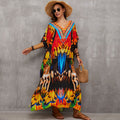 Rayon Engineered-Print Beach Robe ¨C Vacation Bikini Cover-Up, Women¡¯s Swimsuit Outerwear