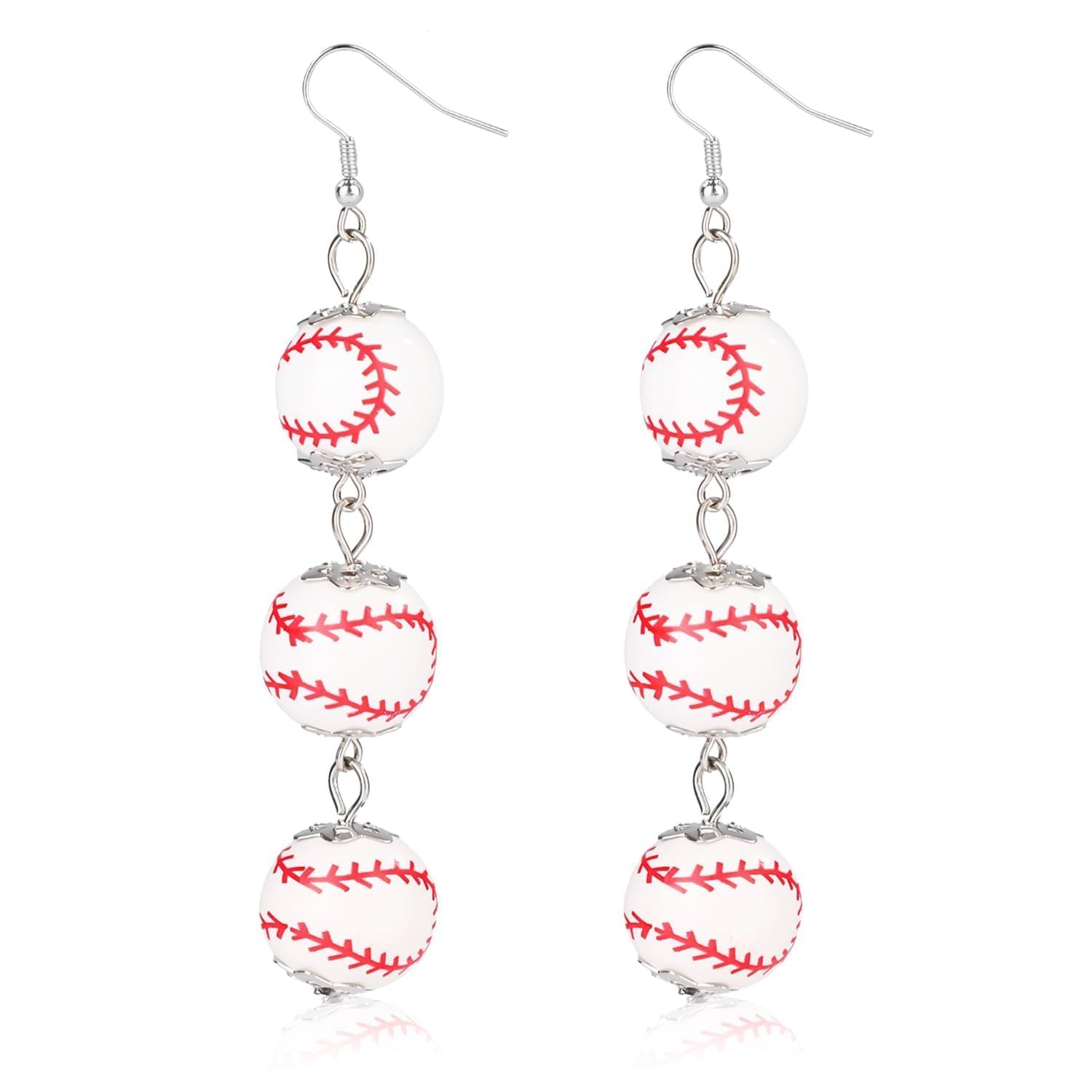 Rhinestone Football & Rugby Earrings for Women - Sparkling Sports Fan Dangle Drop Stud Earrings