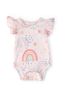 Over the Rainbow S/S Flutter Bodysuit