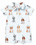 Party Pups Polo Shorty One-Piece