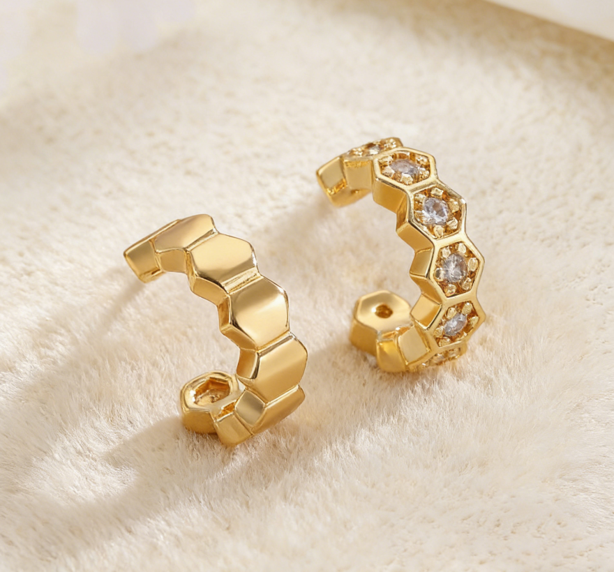 Geometric Ear Cuffs for Non-Pierced Ears