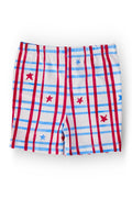 Patriotic Plaid Twirl Shorts