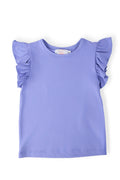 Periwinkle S/S Ruffle Tee