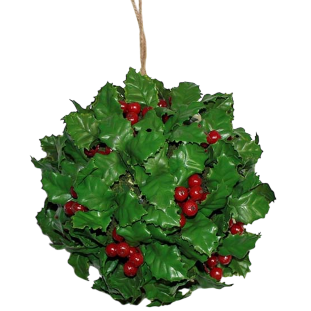 Holly Berry Kissing Ball