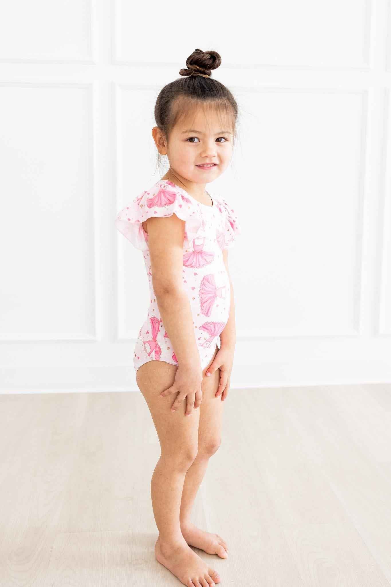 Pirouette S/S Flutter Sleeve Leotard