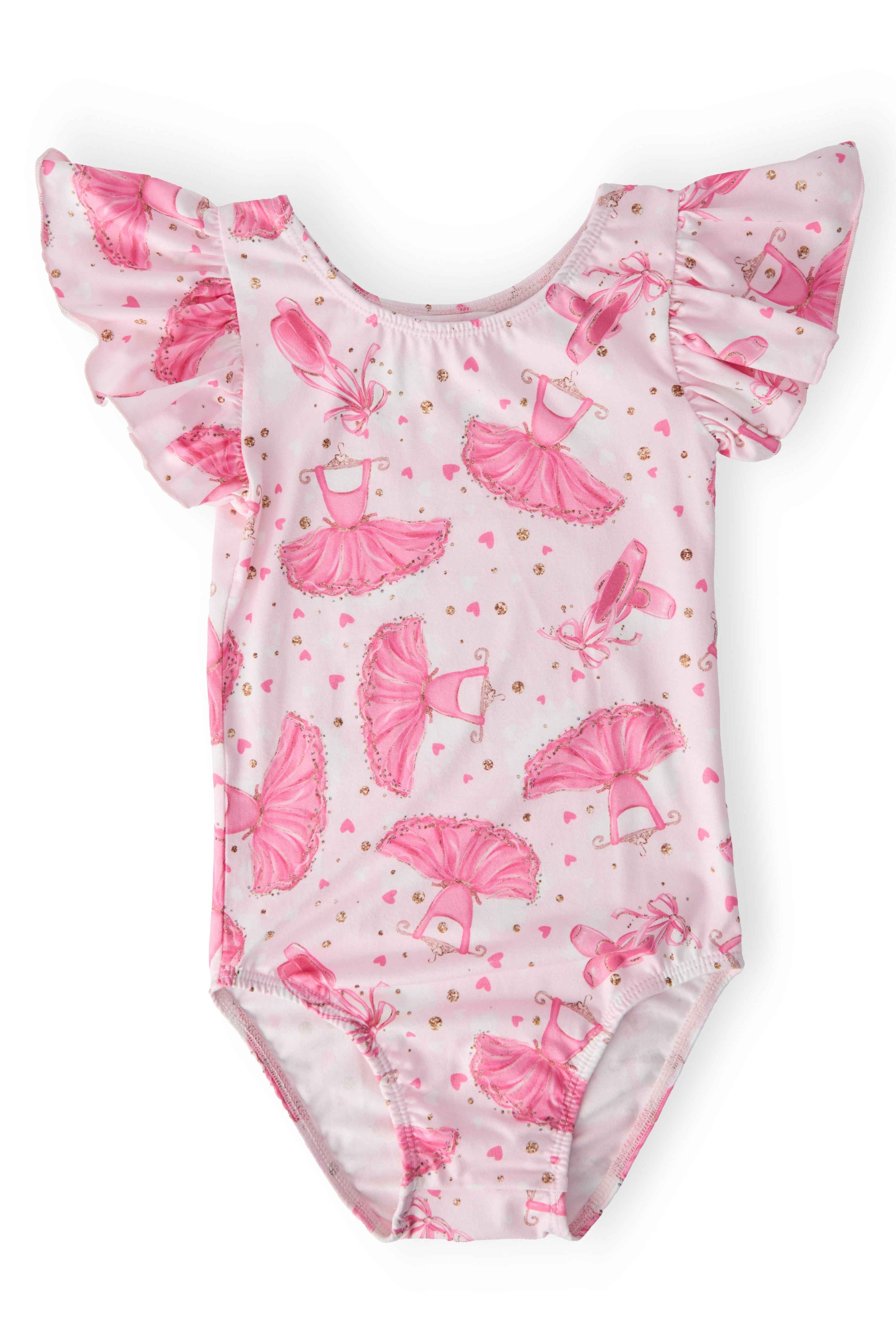 Pirouette S/S Flutter Sleeve Leotard