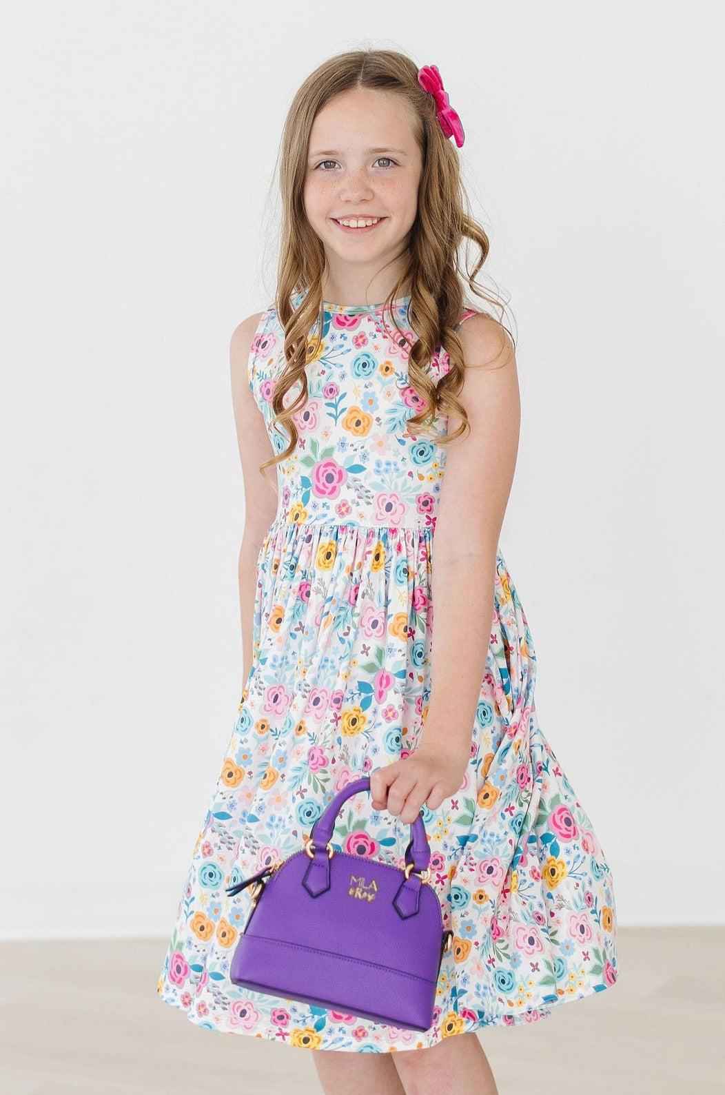 Purple Girl's Crossbody Purse