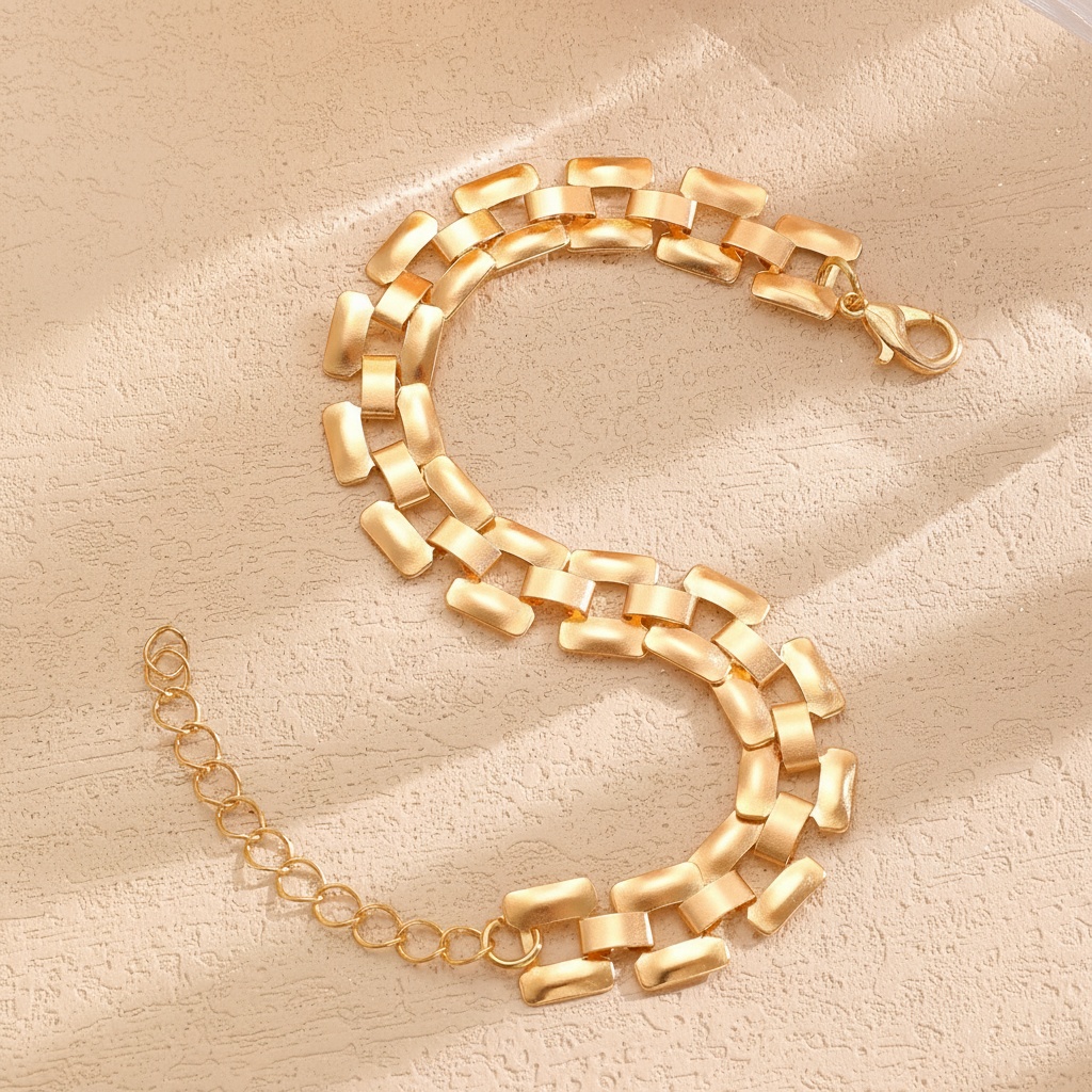 Y-Shaped Layered Necklace & Bracelet Set
