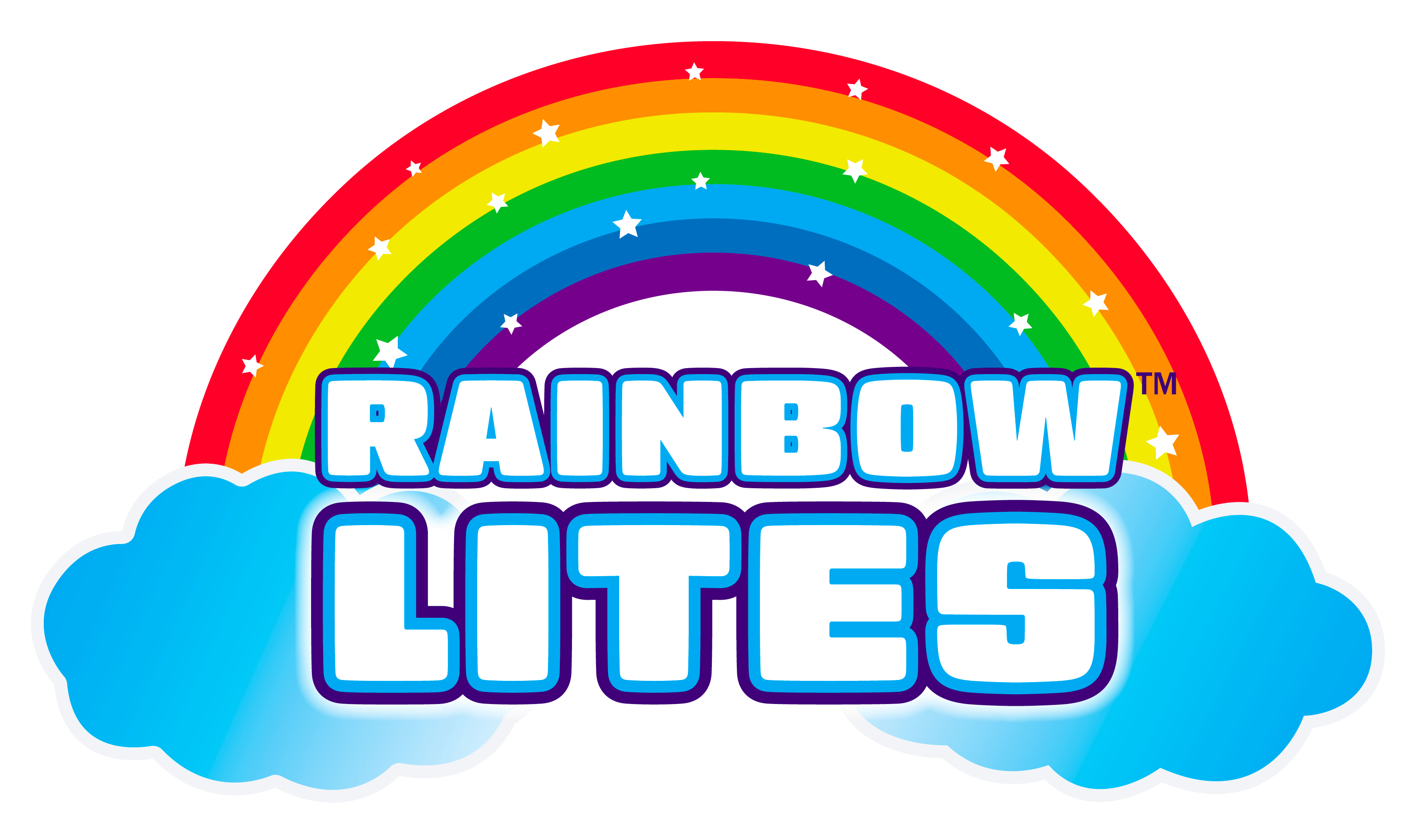 Rainbow Lites Teddy Bear Glow Plush LED Night Light Up Stuffed Animal 2 Pack Set (16 inch)
