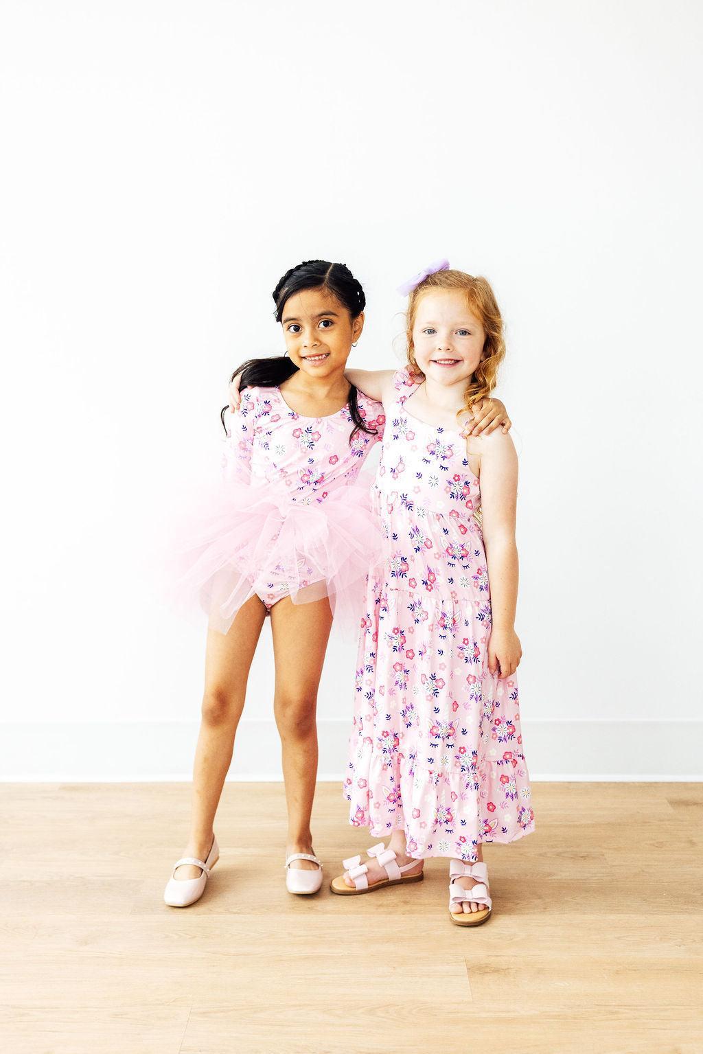 SALE Retro Daydream Ruffle Maxi Dress