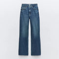 Women's High Waist Wide Leg Denim Pants