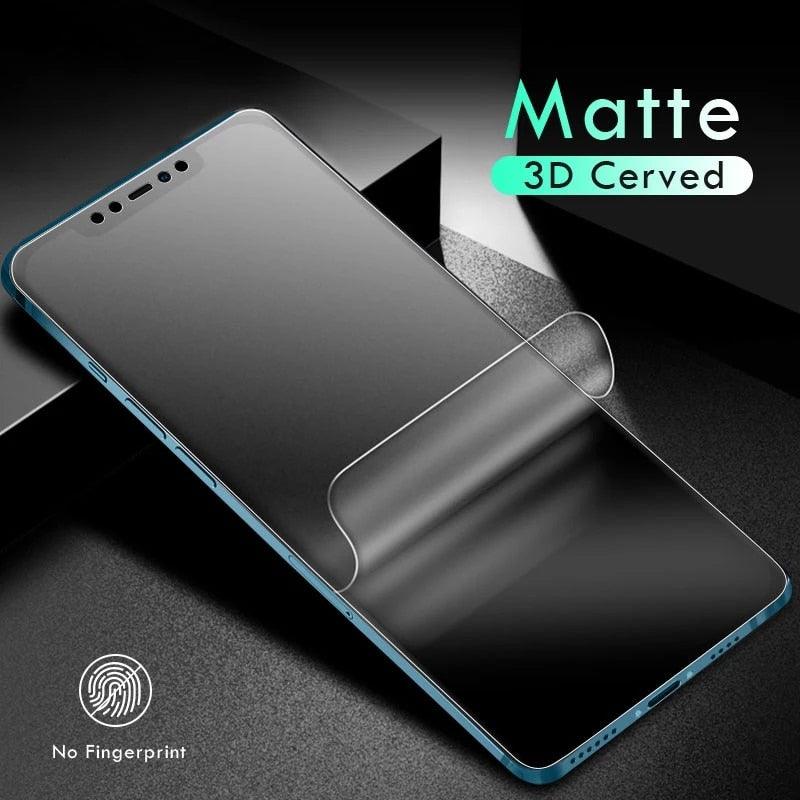 3pcs For Iphone 11 12 13 Pro Max Mini Matte Film Frosted Screen Protectors For iPhone X Xr Xs Max 6 6s 7 8 Plus Se 2020 Anti Spy Tempered Glass Protector For iPhone