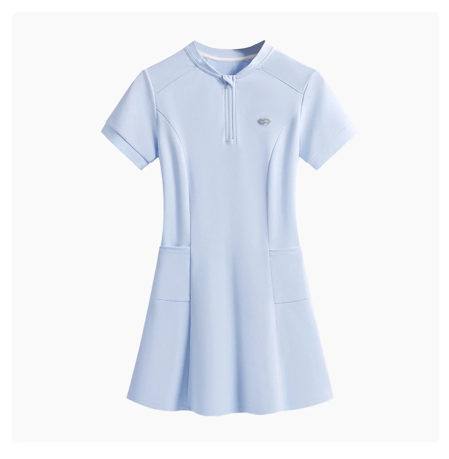 DRUR Elegant Tennis Dress Women Summer Lightweight Quick Dry Sports Dress Back Hollow Out Golf Wear Yoga Clothing Sportswear New