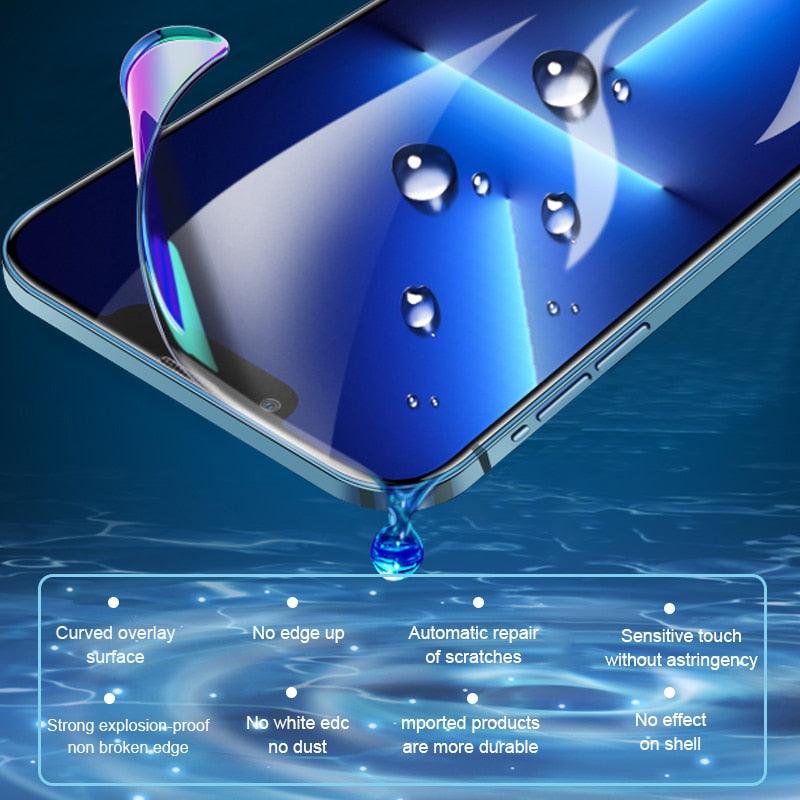 Full Cover Back Film For iPhone 14 13 11 12 Pro MAX Mini Screen Protector XR X XS Max 7 8 6S Plus SE Accessories Full Screen Protector Explosion-Proof Back Film