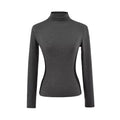Women's High Neck Slim Fit Fleece Base Layer Top