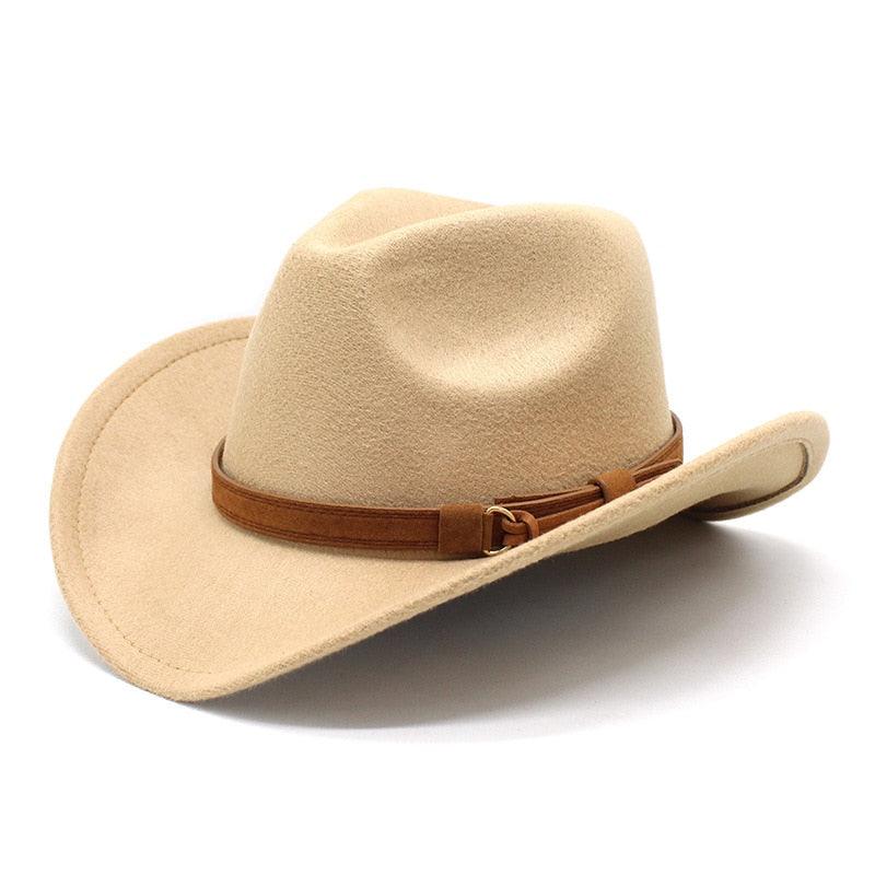 White Western Cowboy Cap For Men's Vintage Unique Water-Resistant Classic Cowboy Hat Wedding Party White Wool Wide Brim Fedoras Winter Luxury Elegant Hats For Autumn