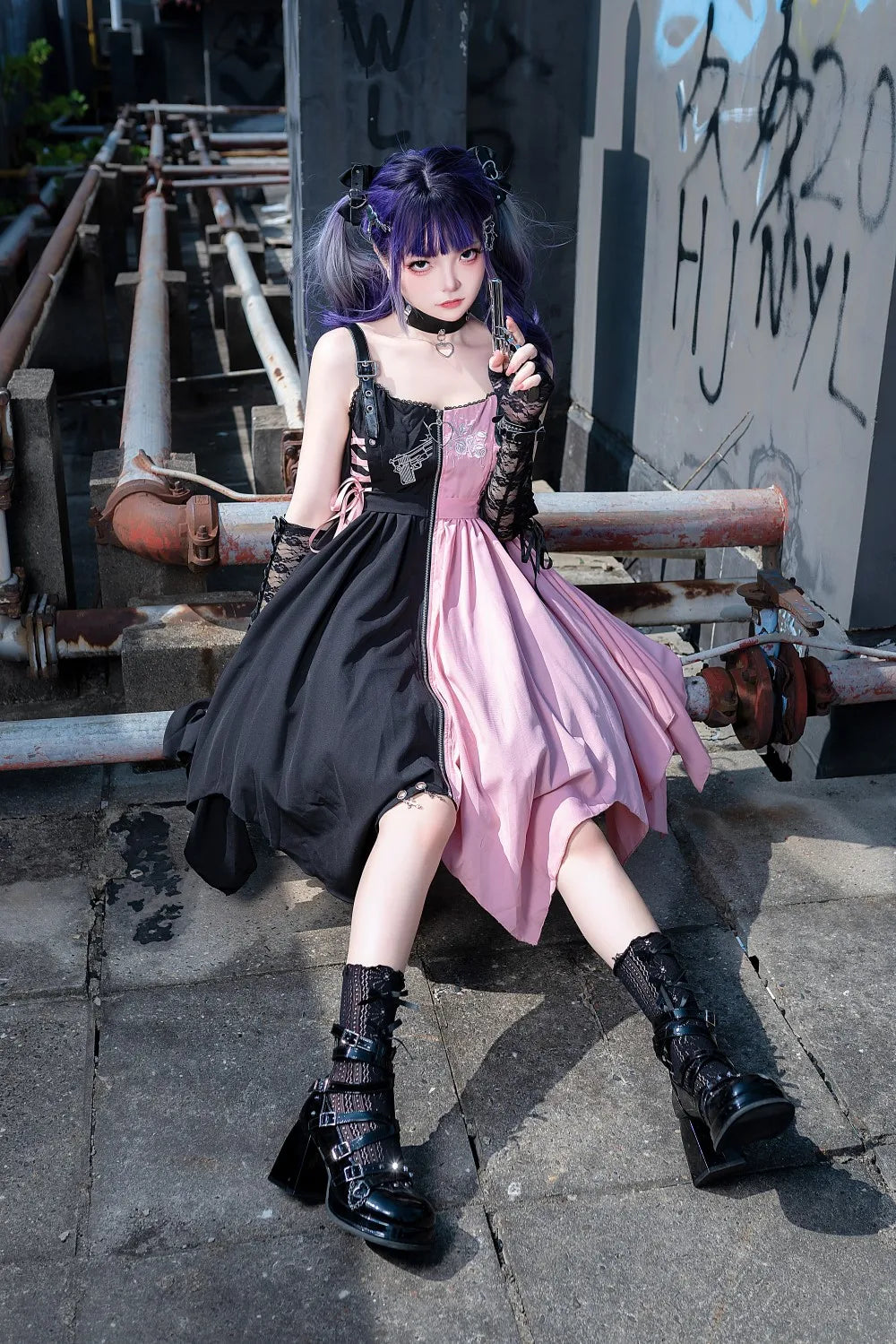 Design sense Gothic dark dress
