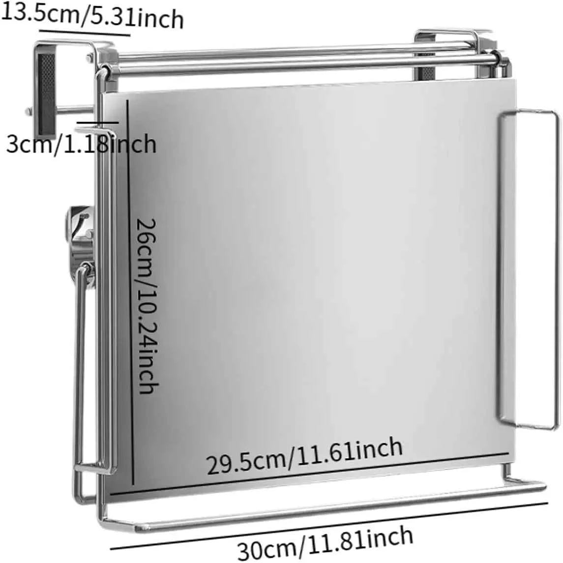 Kitchen Cabinet Door Hook Organizer Adjustable Portable Accessories Space Saving Countertop Organizer Shelf Rack for Balcony