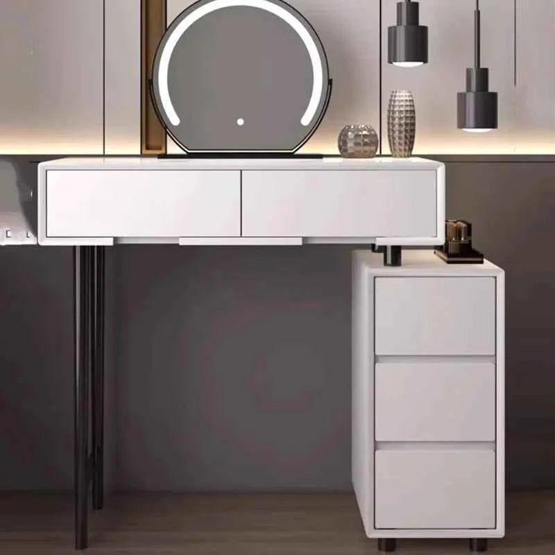 Drawer Vanity Table Accessories Drawer Storage Vanity Table Makeup Bedroom Coiffeuse Avec Miroir Et Tabouret Bedroom Furniture