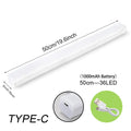 Motion Sensor Light Wireless LED Night Light Type C Rechargeable Light Cabinet Wardrobe Lamp Staircase Backlight For Kitchen LED
