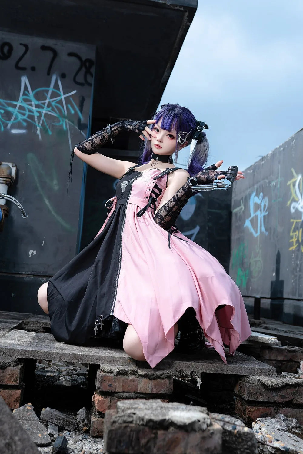 Design sense Gothic dark dress