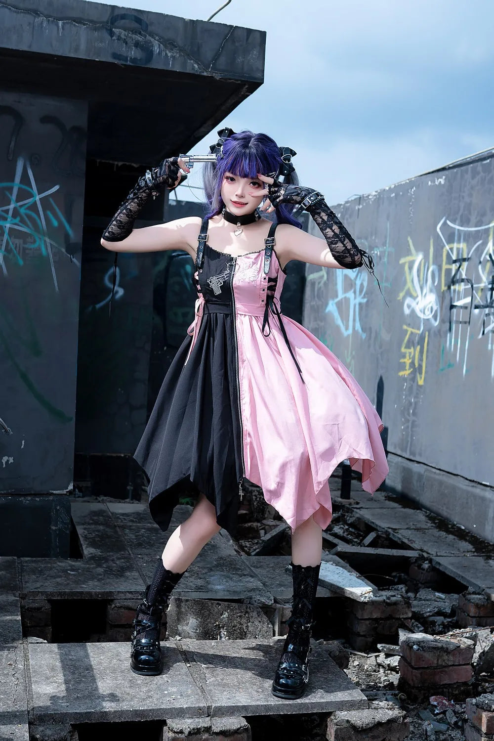 Design sense Gothic dark dress