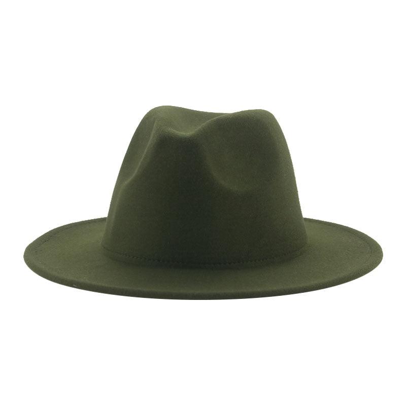 Women Luxury Fedora Hat Women Fedora Hat Women Solid Wide Brim Winter Men Hat Retro Wide Autumn Unique Style Men Hat Vintage Brown Formal Wedding Fedora Hats
