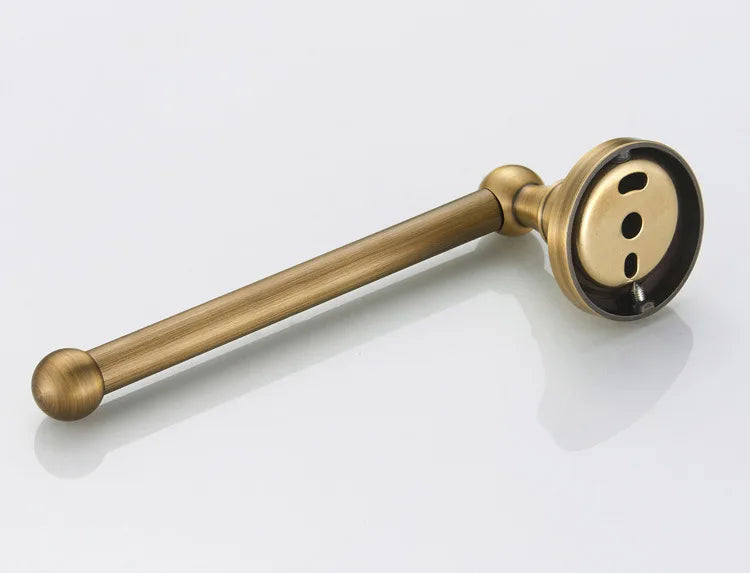 Bathroom Accessories Antique Brass Wall Mounted Toilet Paper Holder Towel Ring Robe Coat Hook Bathroom Hardware