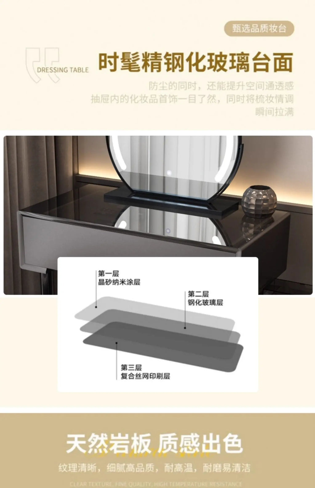 Drawer Vanity Table Accessories Drawer Storage Vanity Table Makeup Bedroom Coiffeuse Avec Miroir Et Tabouret Bedroom Furniture