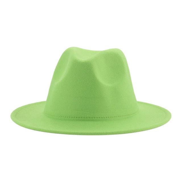 Women Luxury Fedora Hat Women Fedora Hat Women Solid Wide Brim Winter Men Hat Retro Wide Autumn Unique Style Men Hat Vintage Brown Formal Wedding Fedora Hats