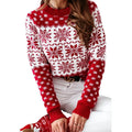 Women's Christmas Snowflake Knit Sweater
