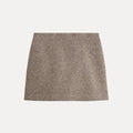 Women's  A-Line Midi Skirt Brown