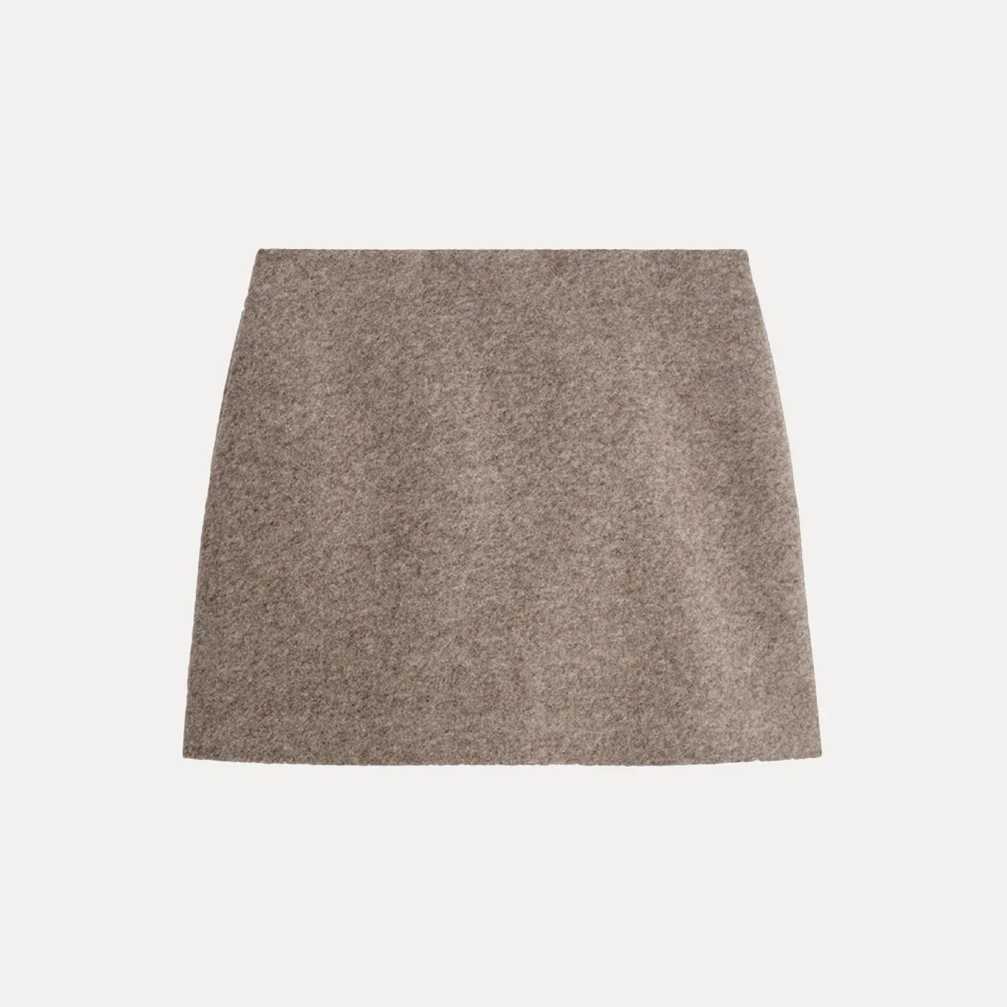 Women's  A-Line Midi Skirt Brown