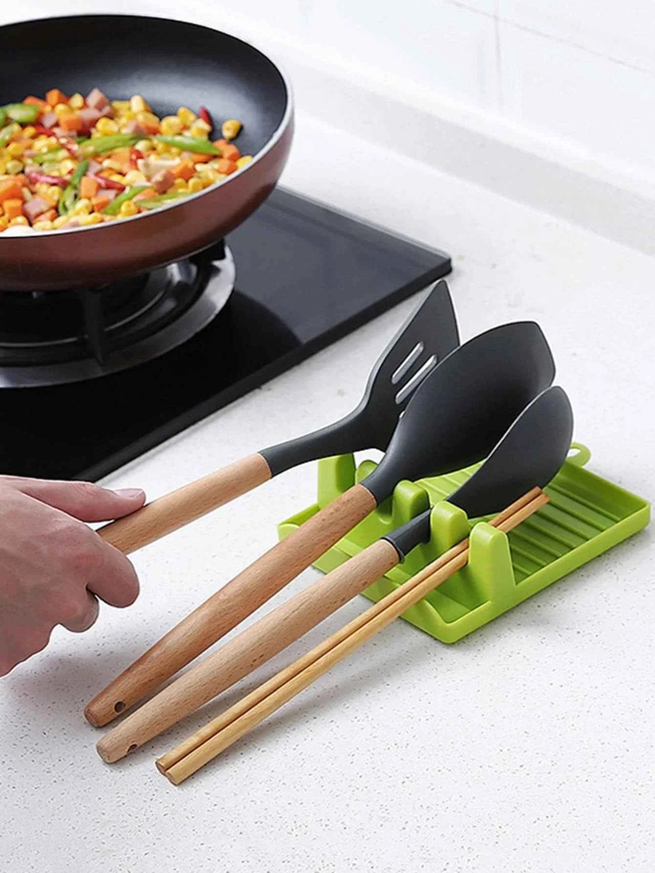 Kitchen Spoon Holders Kitchen Accessories Fork Spatula Rack Kitchen Supplies Storage Organizer Utensils for Kitchen Convenience