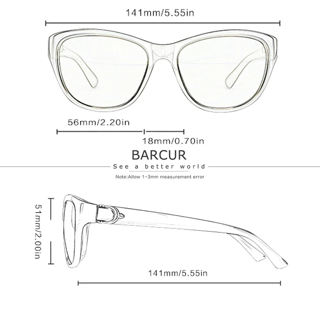 BARCUR Polarized Men’s Fashion Sunglasses – Elliptical Gradient TAC Lens with UV400 Protection – Lightweight Stainless Steel Frame Stylish Summer Eyewear for Travel Driving & Outdoor Gift Occasions