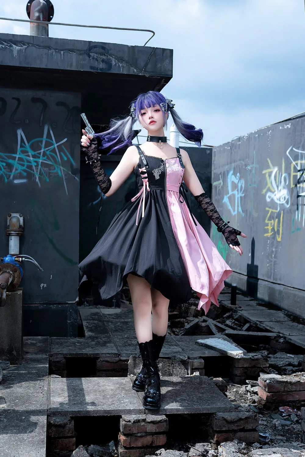 Design sense Gothic dark dress