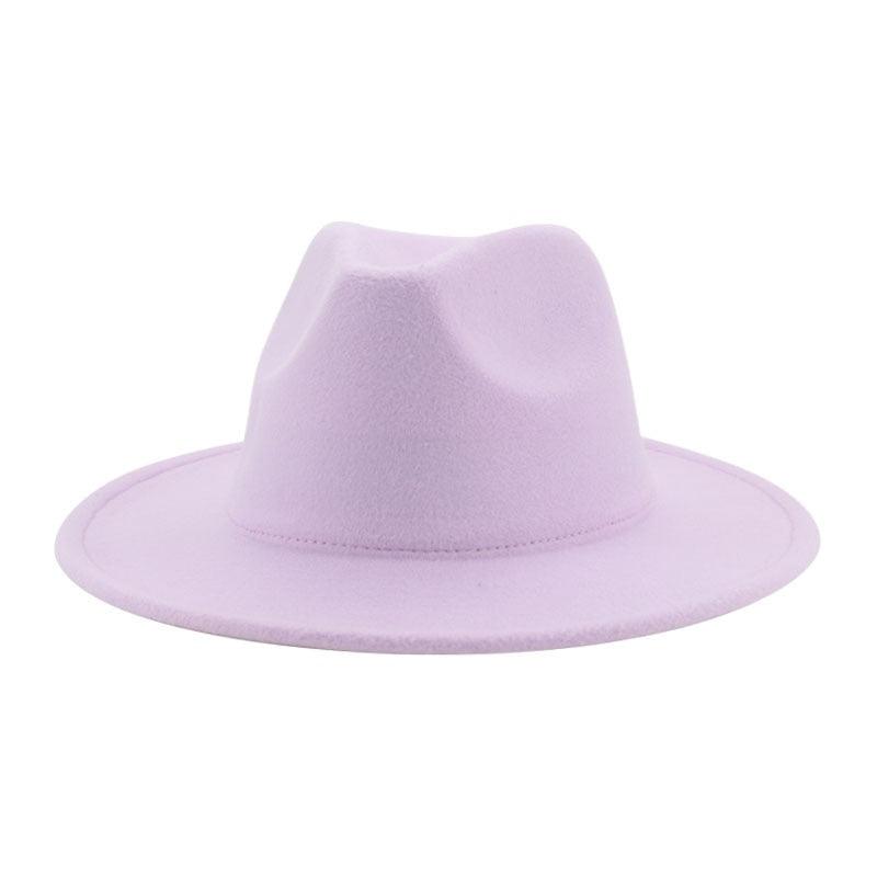 Women Luxury Fedora Hat Women Fedora Hat Women Solid Wide Brim Winter Men Hat Retro Wide Autumn Unique Style Men Hat Vintage Brown Formal Wedding Fedora Hats