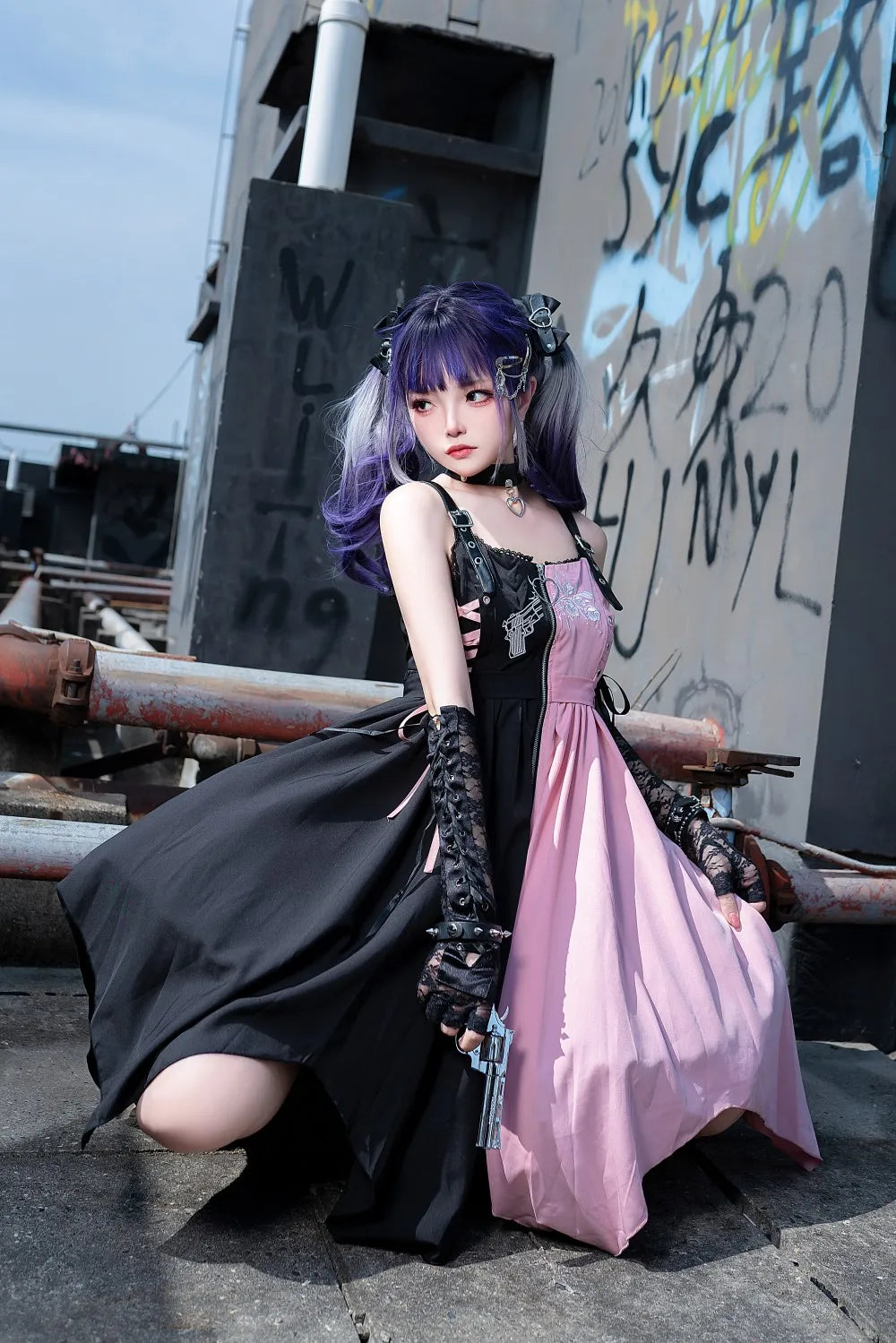 Design sense Gothic dark dress