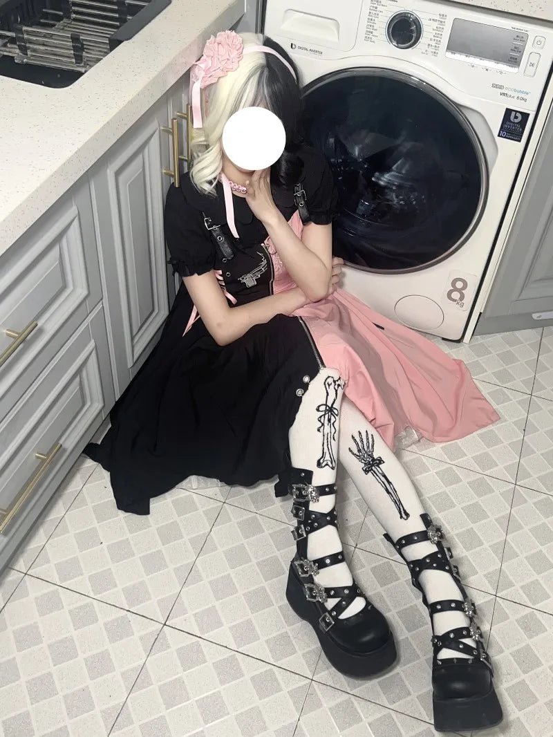 Design sense Gothic dark dress
