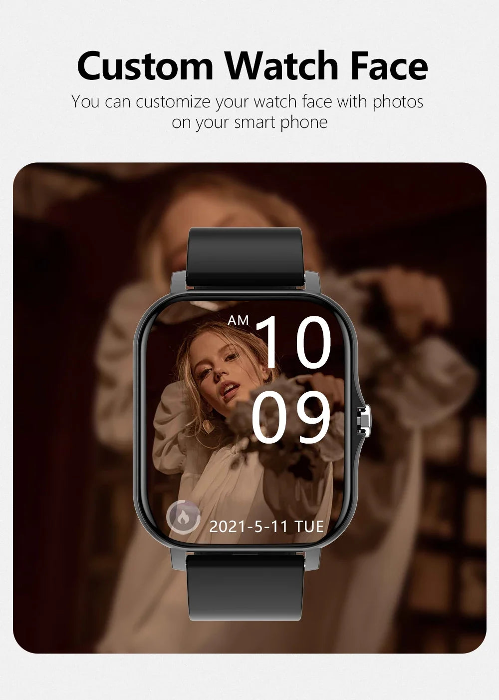 Multifunction Smart Watch For Men Women Kids Message Remind Music Control Sport Step Calories D13 Smartwatch Alarm Clock 116Plus