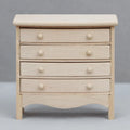 1:12 Doll House Bedroom Furniture Dollhouse Miniature Bedside Table Series Storage Cabinet Drawers Model Decor Toy Accessories