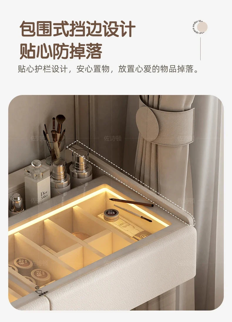 Makeup Dressing Vanity Table Accessories Storage Modern Vanity Table Bedroom Table De Maquillage Avec Miroir Bedroom Furniture