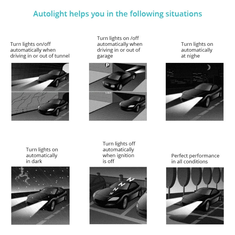 Car Accessories Car Autolight Light Sensor Automatic Headlamp Induction System Automobiles Parts Accessories