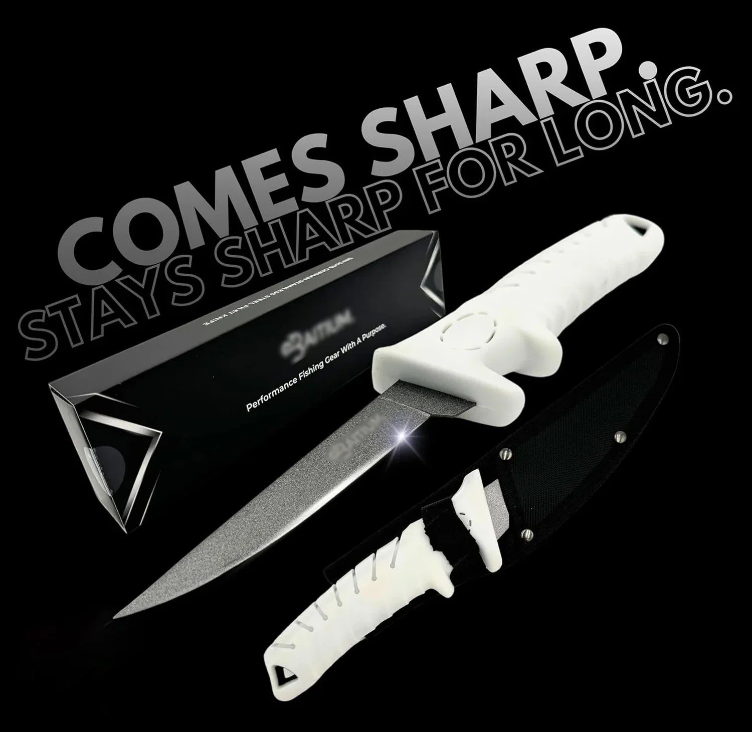 Factory Dropship Professional Fishing Fillet Knife High-End Bulk Order Custom Logo Non-Slip Grip