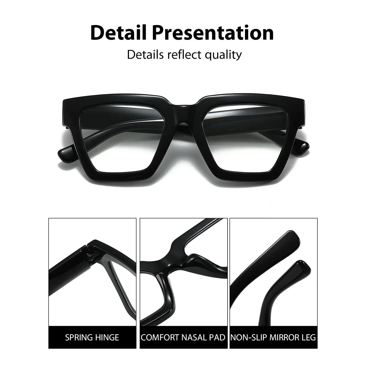 BARCUR Retro Fashionable Unique Leopard Pattern Reading Glasses for Women and Men – Stylish Clear Prescription Eyewear with Fashion Color Options – Trendy Rectangular Presbyopia Glasses with Personalized Gift Box for Daily Use