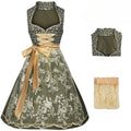 Dress Woman Traditional Dress Women Dirndl Dress With Dirndl Apron For Oktoberfest Vestidos Woman Clothes